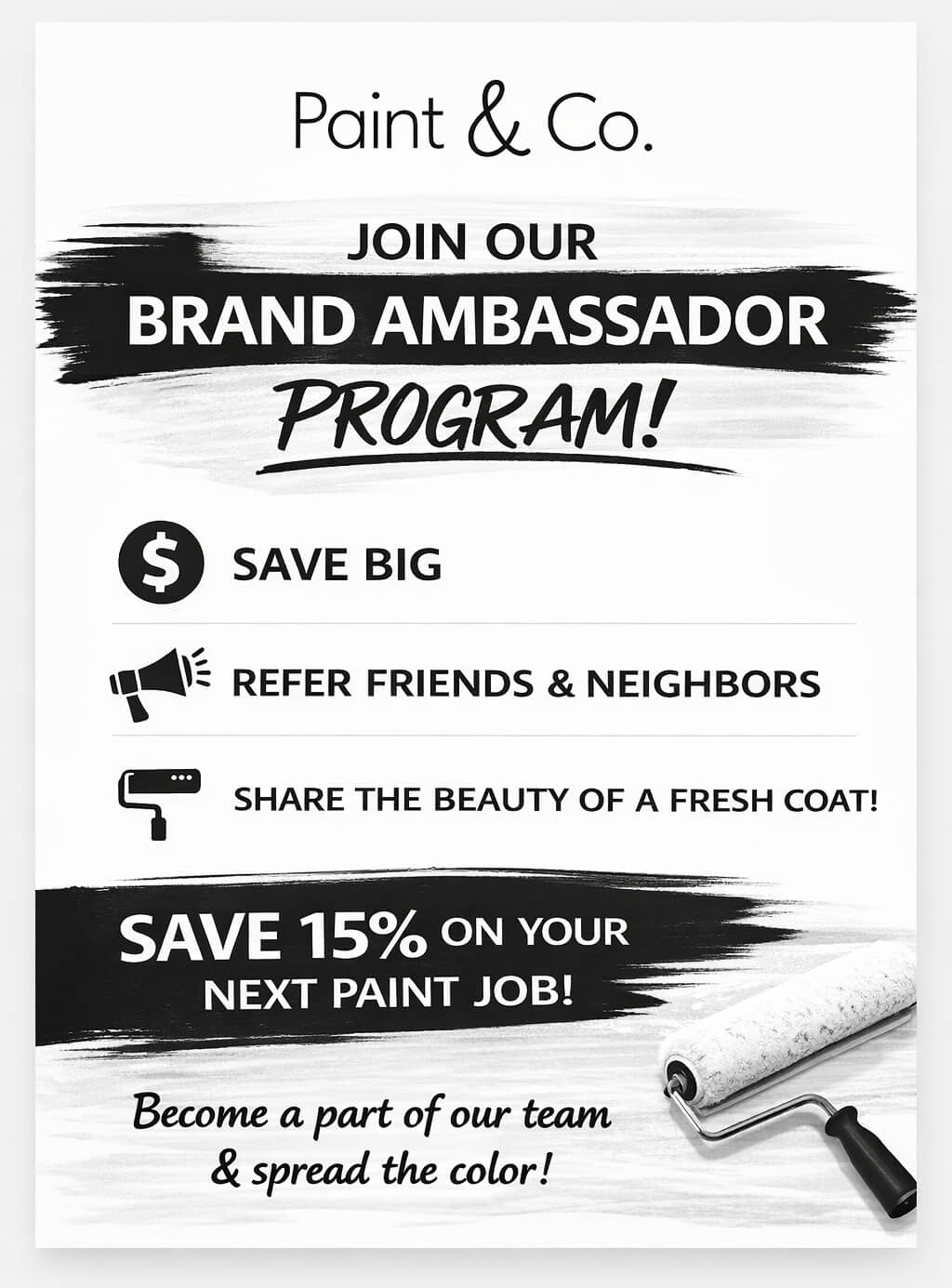 Brand Ambassador Program - Paint & Co.